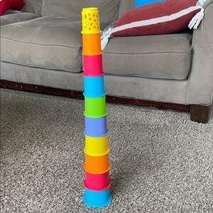 Colorful Stacking Cups Toy Set